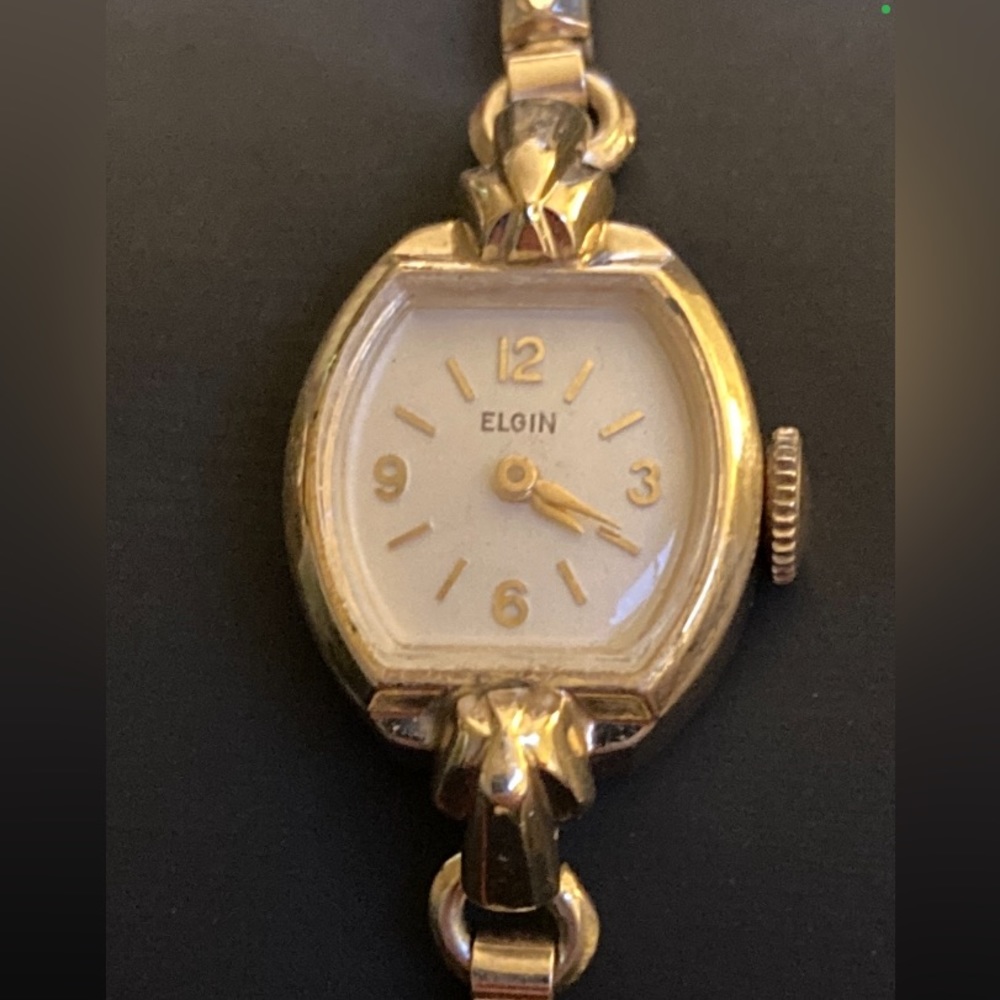 Elgin vintage 10k RGP wind up watch